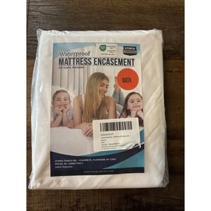 Utopia Bedding Queen Mattress Protector Zippered, 100% Waterproof Bed Bug and...